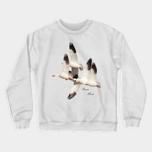 Five Snow Geese Crewneck Sweatshirt